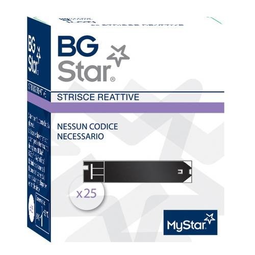 BGStar My Star Extra Strisce Reattive Glicemia 25 Pezzi - Afbeelding 1 van 1