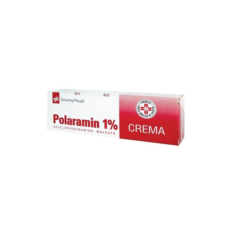 Bayer | Polaramin 1% Desclorfeniramina maleato Crème Dermatite 25 gr