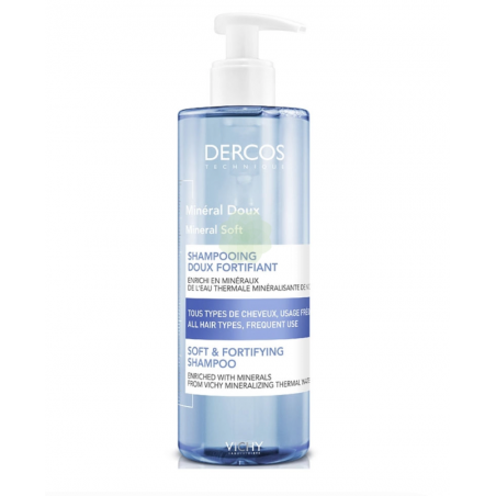 VICHY DERCOS TECHNIQUE - MINERAL SWEETNESS FORTIFYING SWEET SHAMPOO 400ML