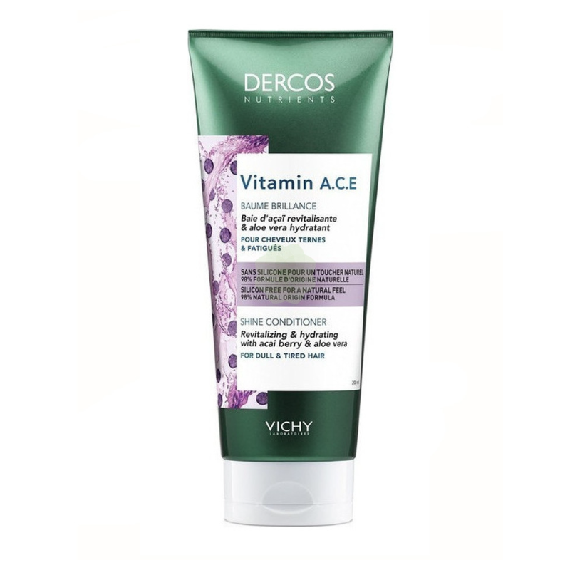 VICHY DERCOS NUTRIENTS - VITAMIN ILLUMINATING BALM FÜR STRAHLENDES HAAR 200ML