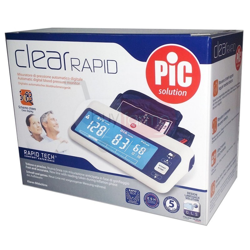 Pic Clear Rapid Blood Pressure Monitor