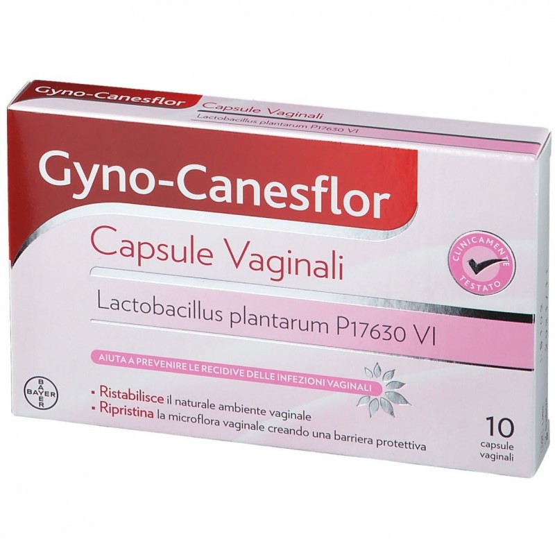 BAYER GYNO-CANESFLOR CAPSULE VAGINALI 10 CAPSULE