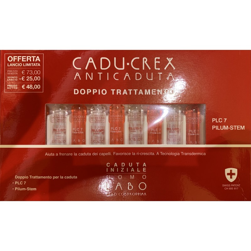 Cadu-Crex Double Treatment PLC7 Pilum-Stem Initial Fall Man 10 + 10 vials
