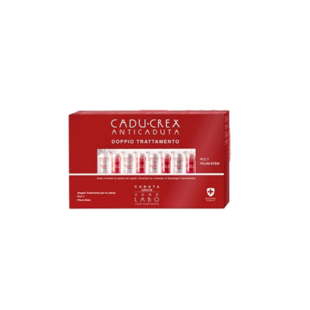 Cadu-Crex Double Traitement PLC7 Pilum-Stem Chute Sévère Homme 20 + 20 ampoules