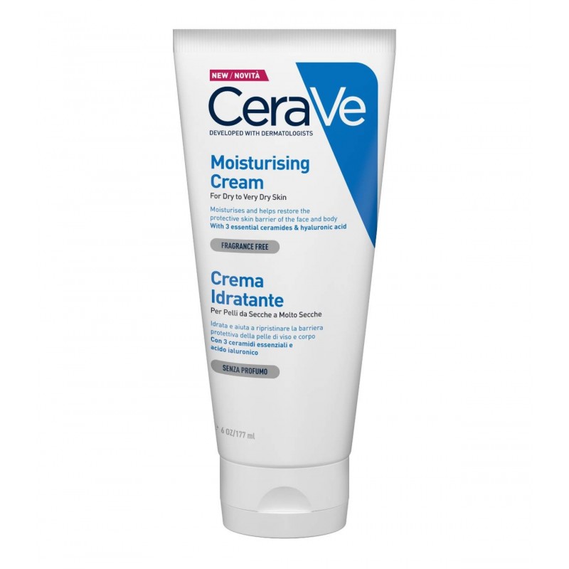 CERAVE MOISTURIZING FACE AND BODY CREAM FOR DRY TO VERY DRY SKIN 177ML