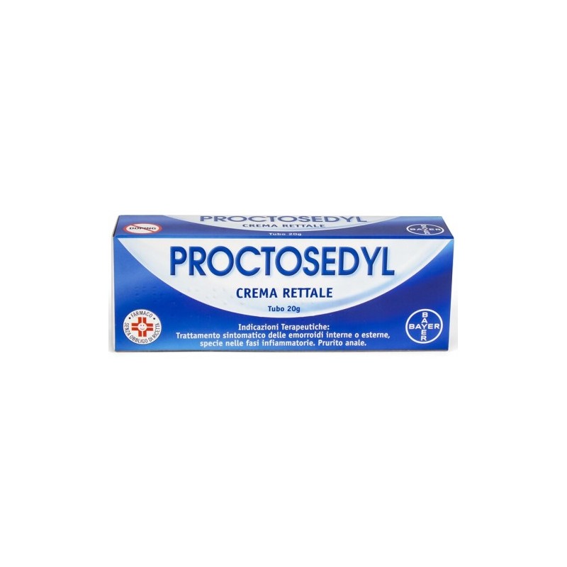Bayer | Proctosedyl Hydrocortisone Acetate Crème Rectale 20 gr