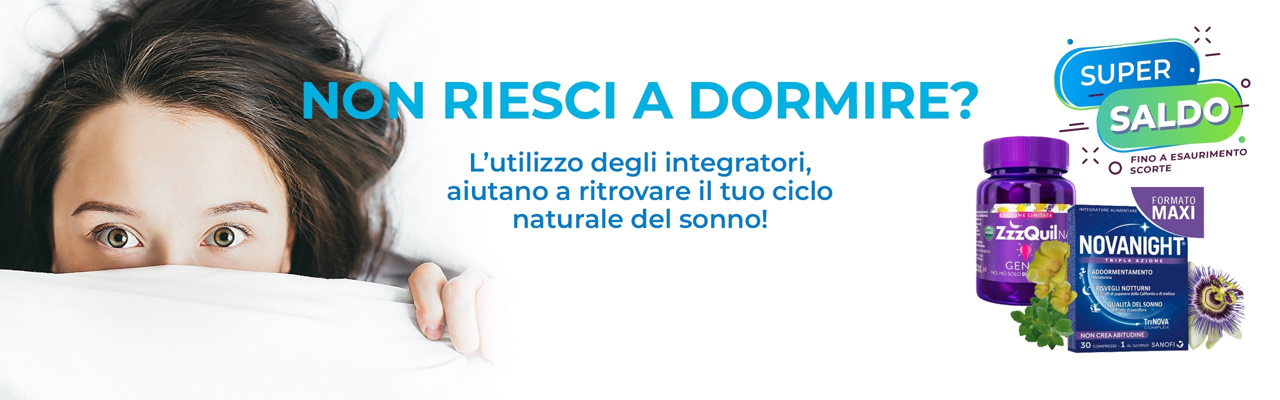 NON RIESCI A DORMIRE?
